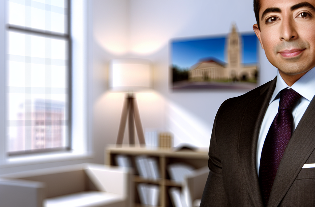 Business leader in a modern office representing motivation and scholarship support in New Jersey